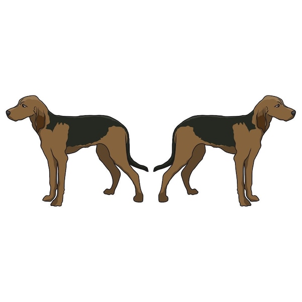 Plott Dog Decal, Dog Lover Decor Vinyl Sticker